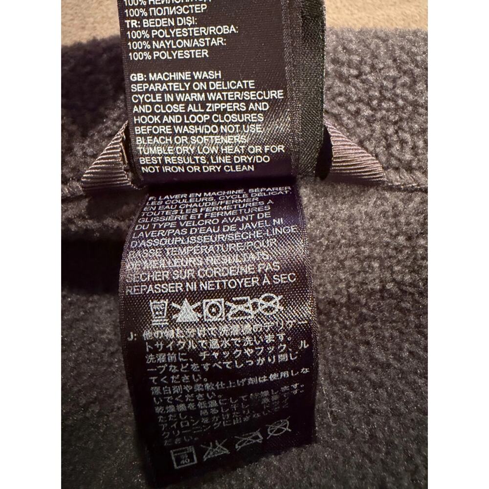 The North Face Boys XL 18/20 Gray Polartec Fleece Jacket Full Zip Outdoor Men - Picture 7 of 9